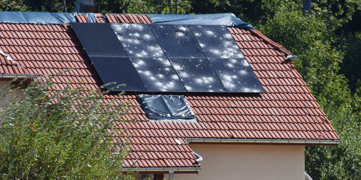 La grêle peut-elle endommager les panneaux solaires ?